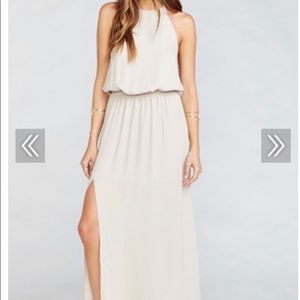 Show me your mumu heather halter dress
